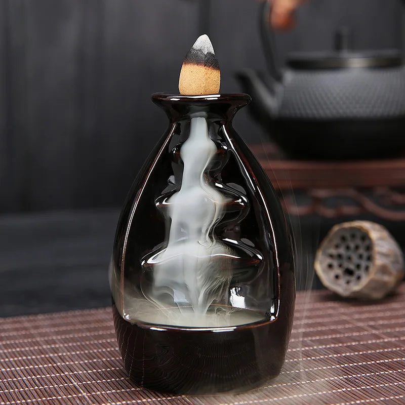 A Variety of Reverse Flow Incense Burner Incense Tower Incense Ceramic Incense Burner Ornaments