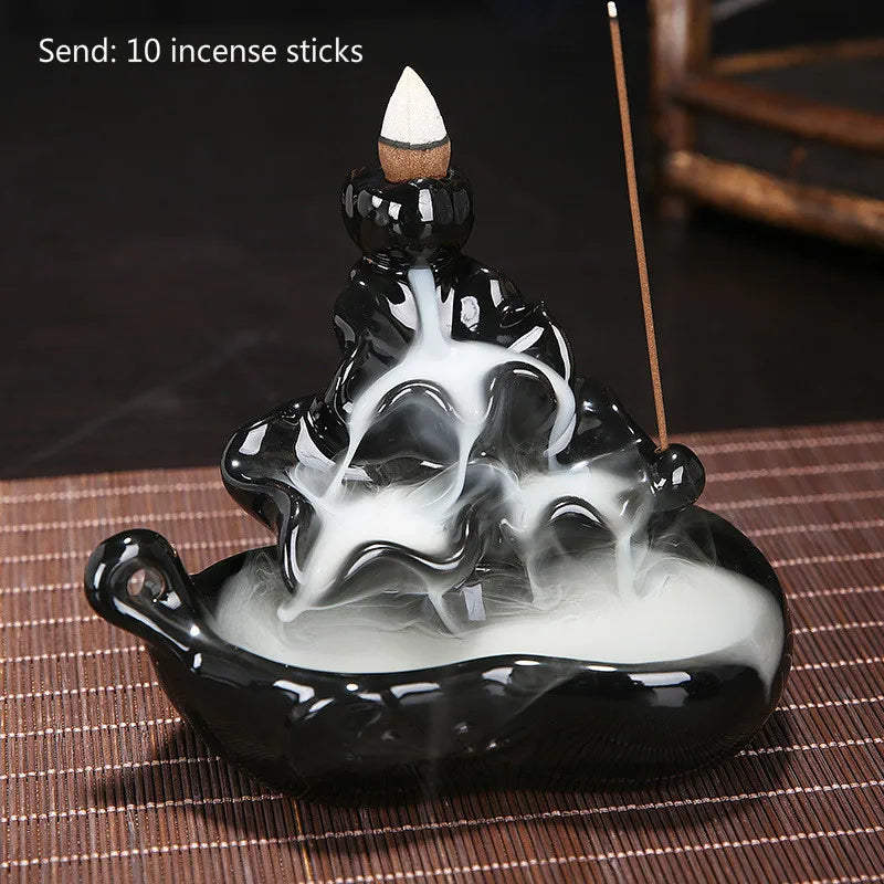 A Variety of Reverse Flow Incense Burner Incense Tower Incense Ceramic Incense Burner Ornaments