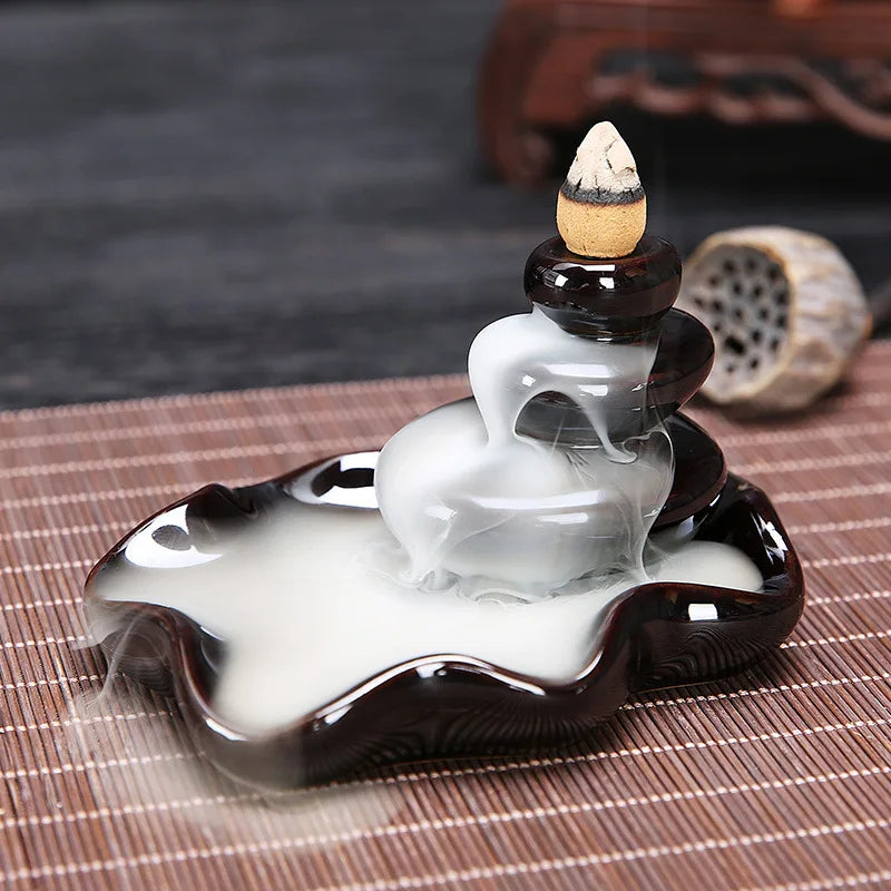 A Variety of Reverse Flow Incense Burner Incense Tower Incense Ceramic Incense Burner Ornaments